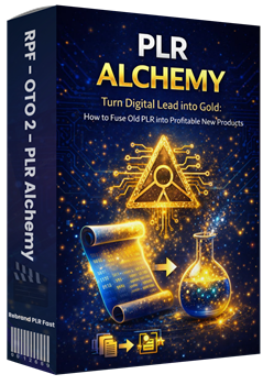 Rebrand PLR Fast with AI OTO2 PLR Alchemy Video Package